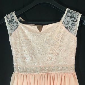Girl’s pink lace dress size 10 Speechless